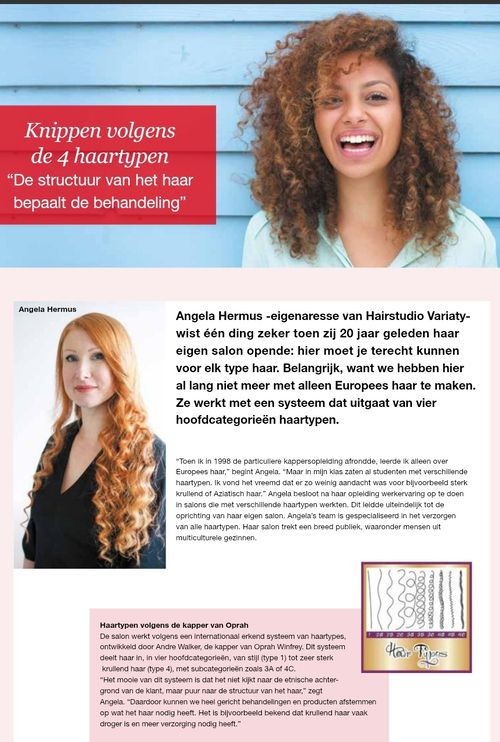Angela staat in FNV MOOI Magazine!